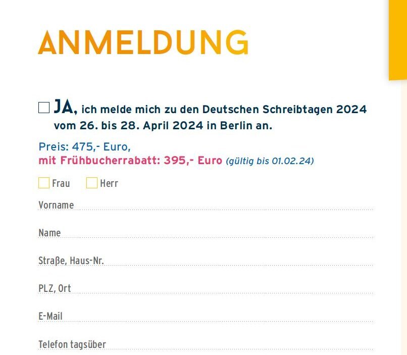 Anmeldung